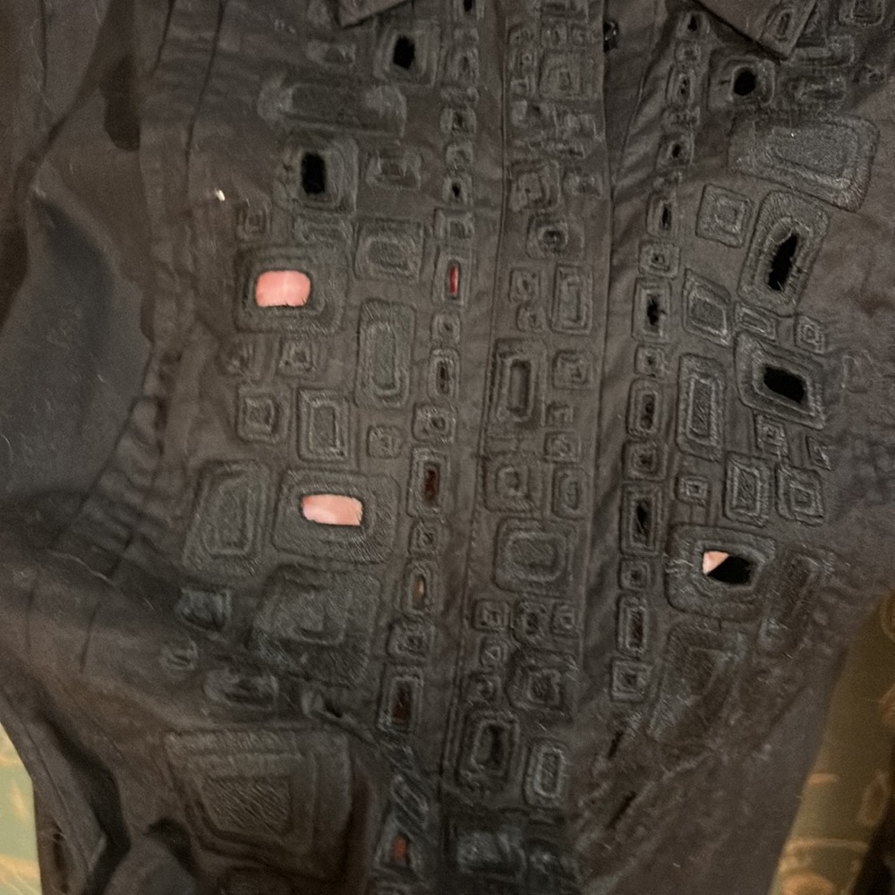 Catherine Malandrino button down Spanish style shirt - Picture 1 of 13